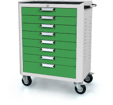 Trolley DVU 968 x 765 x 500 - basic - 8x drawers